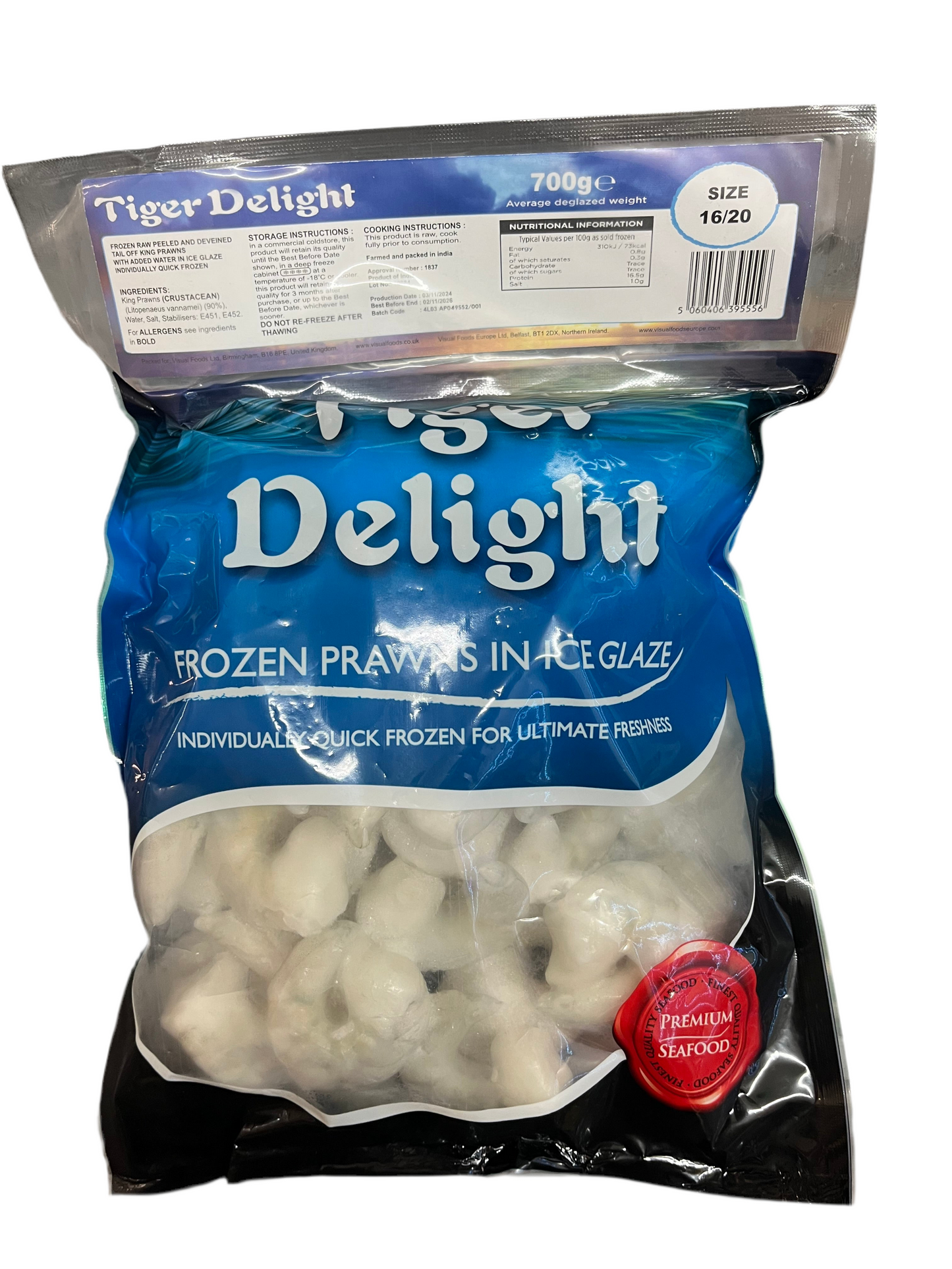 Tiger Delight Whole Prawns