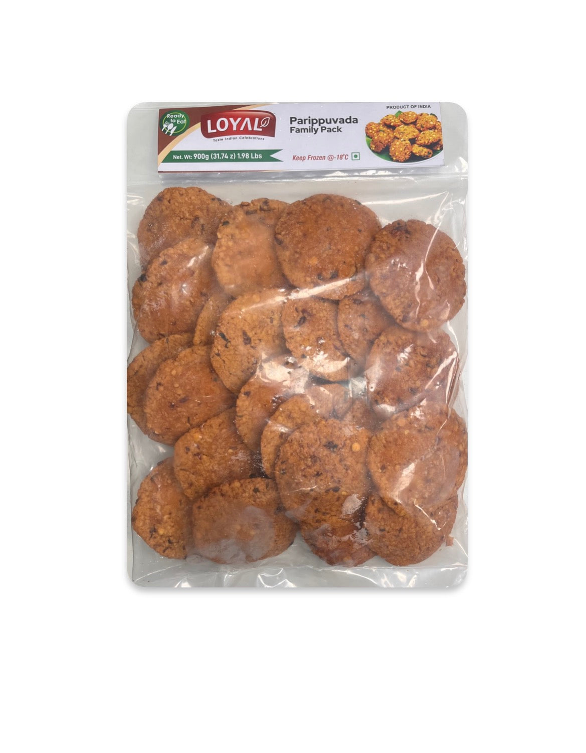 Loyal Parippuvada Family Pack