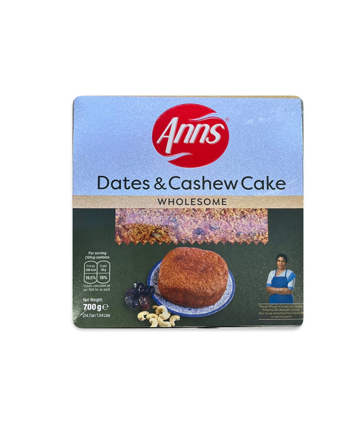 Anns Dates And Cashew Cake