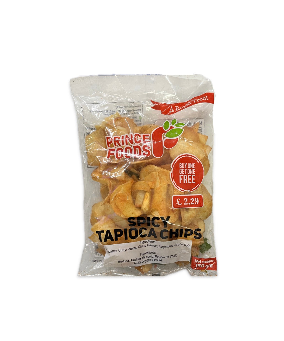 Prince Tapioca Chips Spicy