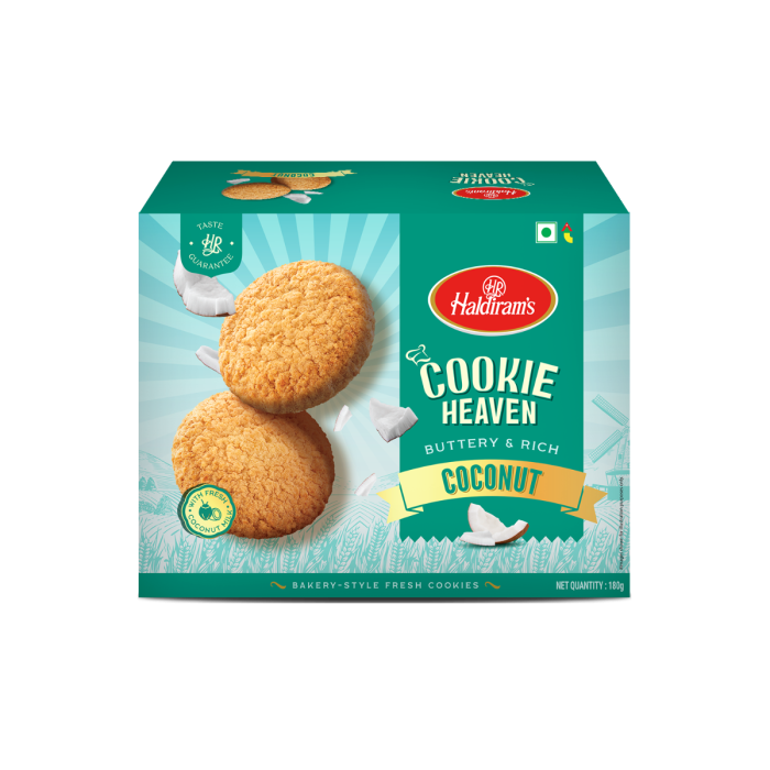 Haldirams Cookies Heaven Coconut