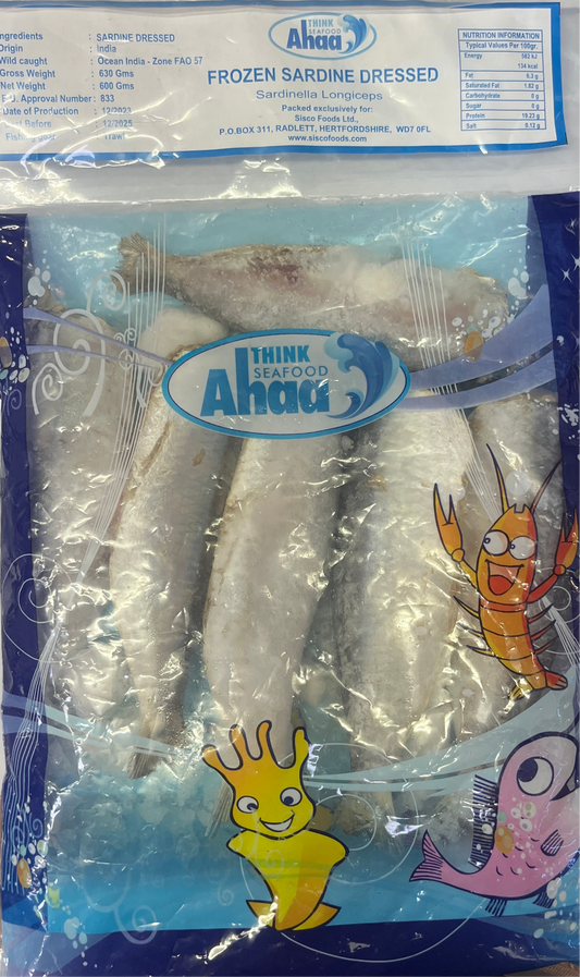 Ahaa Frozen Sardine Dressed