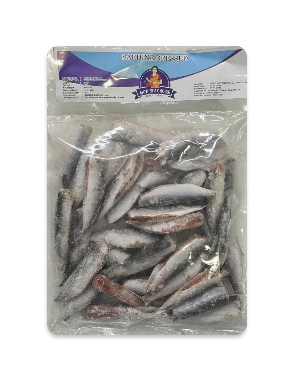 Mothers Choice Indian Sardine Cleaned