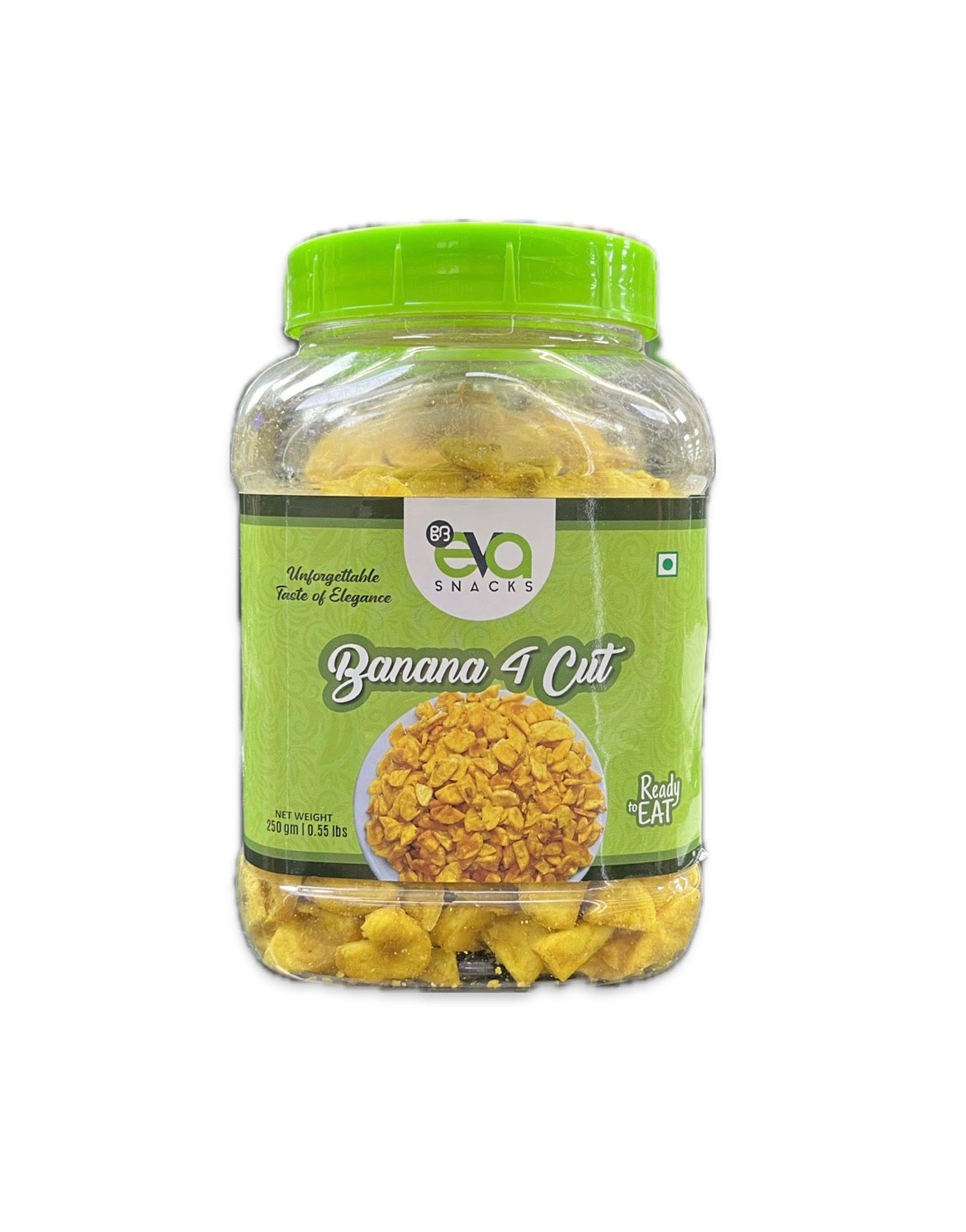Eva Banana Chips 4 Cut Bottle