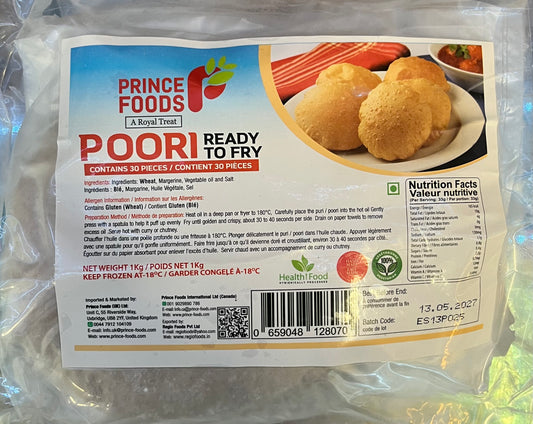 Prince Ready To Fry Poori
